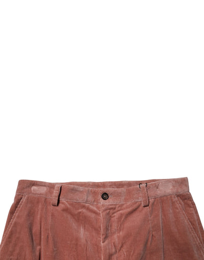 Jean cargo en velours côtelé marron Dolce &amp; Gabbana pour homme