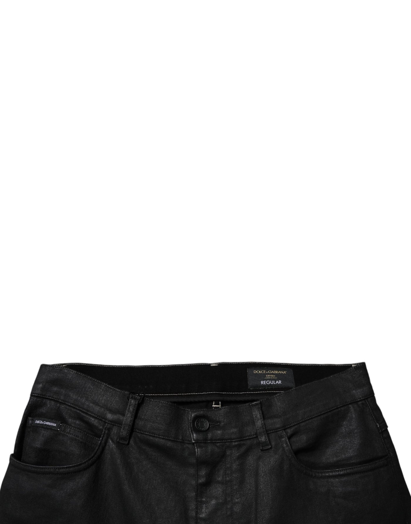 Jean skinny en coton stretch noir Dolce &amp; Gabbana pour homme