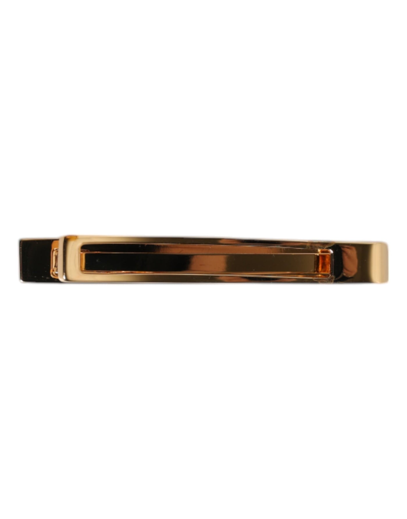 Dolce &amp; Gabbana stropdas clip met goudkleurig messing logo