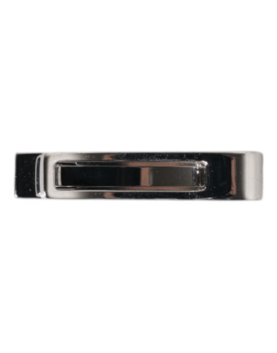 Dolce &amp; Gabbana zilveren messing stropdas clip met logo