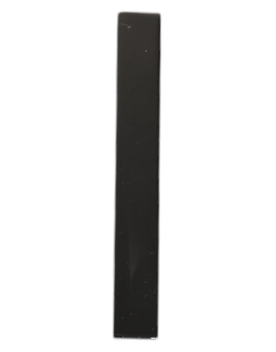Dolce &amp; Gabbana Zwarte Toon Messing Logo Gemerkte Stropdas Clip Bar
