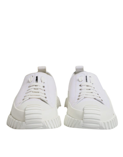 Dolce &amp; Gabbana witte leren lage NS1 sneakers