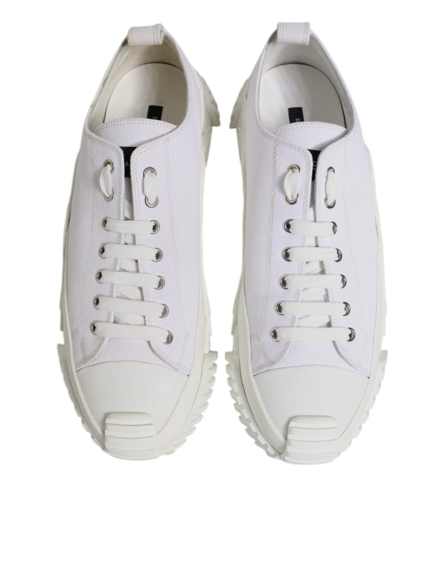 Dolce &amp; Gabbana witte leren lage NS1 sneakers