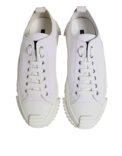 Dolce &amp; Gabbana witte leren lage NS1 sneakers