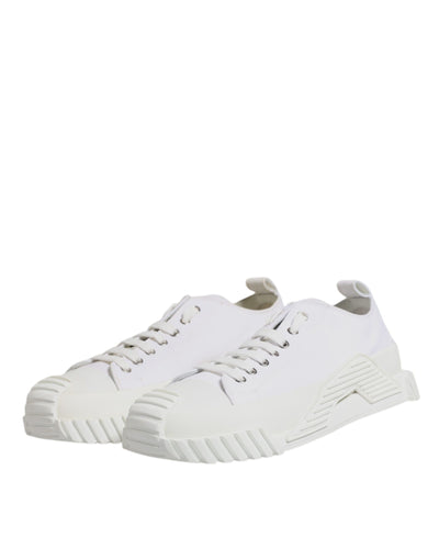 Dolce &amp; Gabbana witte leren lage NS1 sneakers