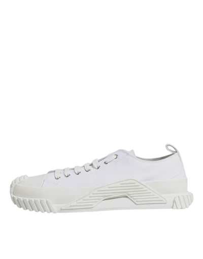 Dolce &amp; Gabbana witte leren lage NS1 sneakers