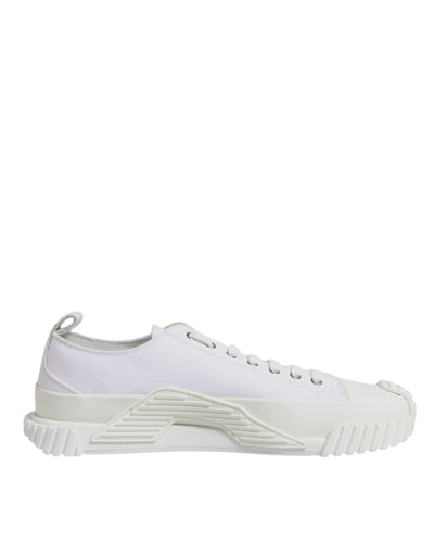 Dolce &amp; Gabbana witte leren lage NS1 sneakers