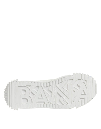 Dolce &amp; Gabbana witte leren lage NS1 sneakers