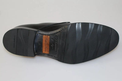 Dolce &amp; Gabbana Zwarte Leren SARTORIA Handgemaakte Schoenen