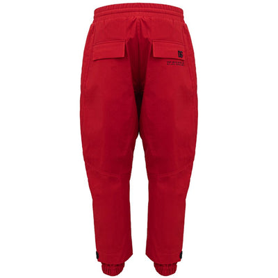 Dolce & Gabbana Red Polyamide Pant