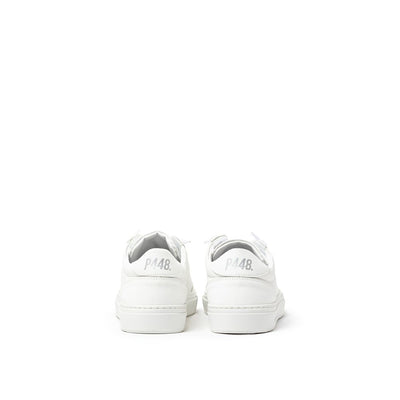 P448 Witte leren sneaker