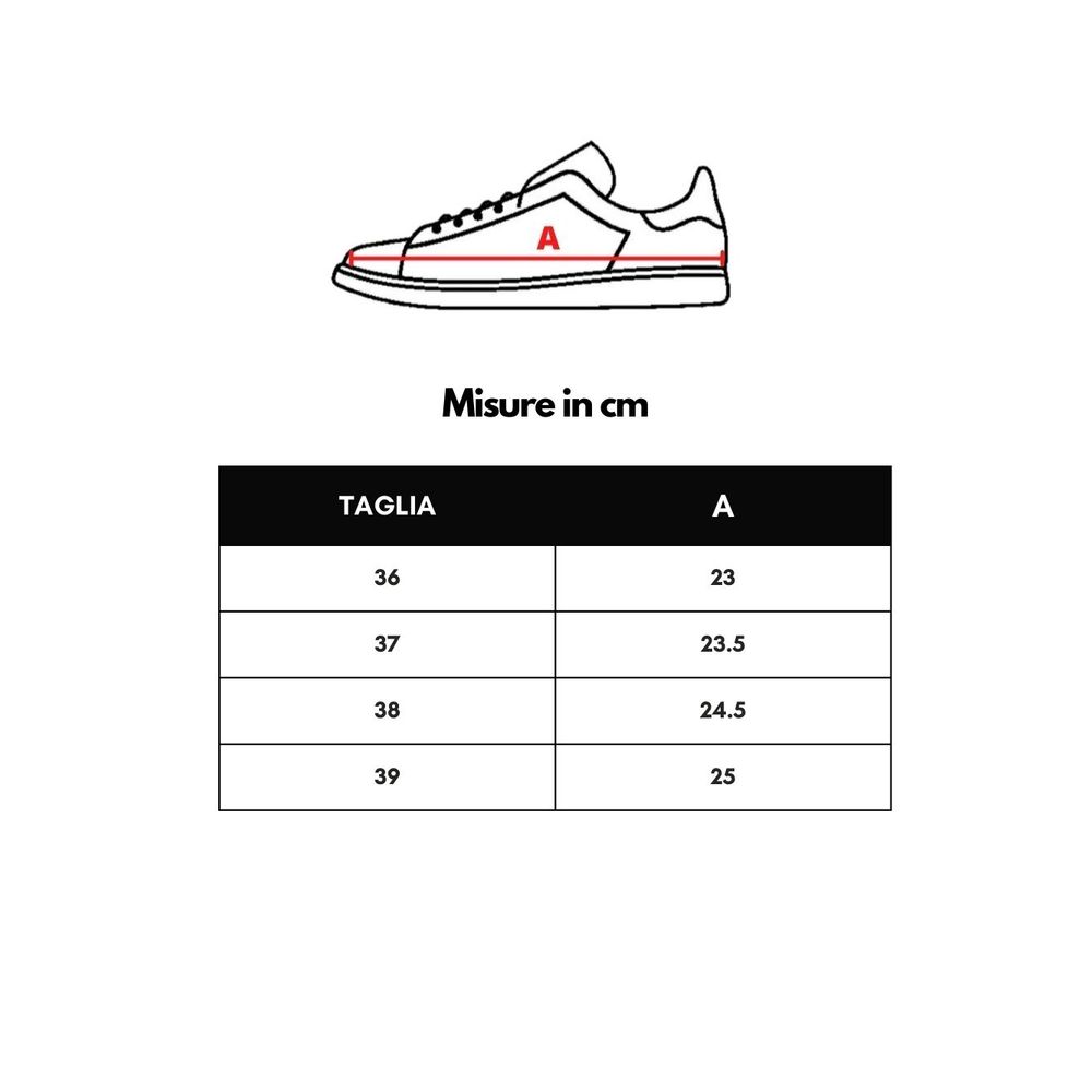 P448 Witte leren sneaker