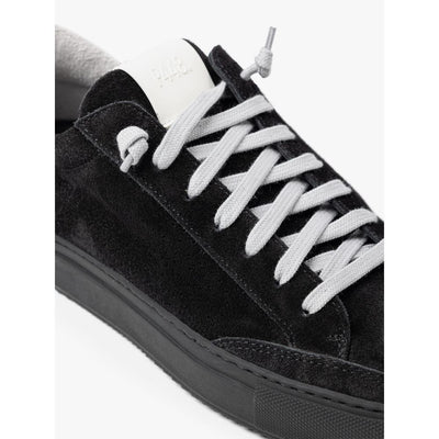 Baskets en cuir suédé noir P448