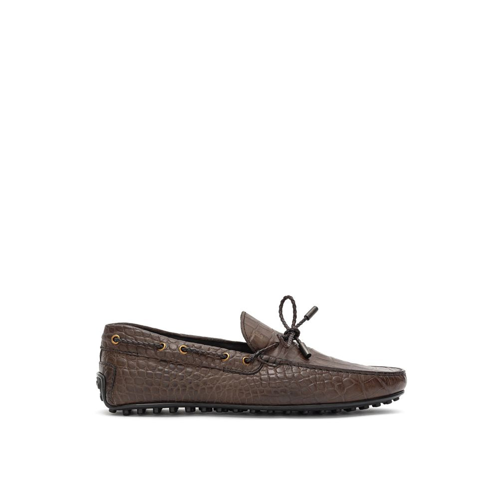 Tod's Bruine Leren Mocassin