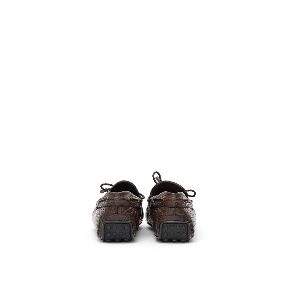 Tod's Bruine Leren Mocassin