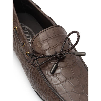 Tod's Bruine Leren Mocassin