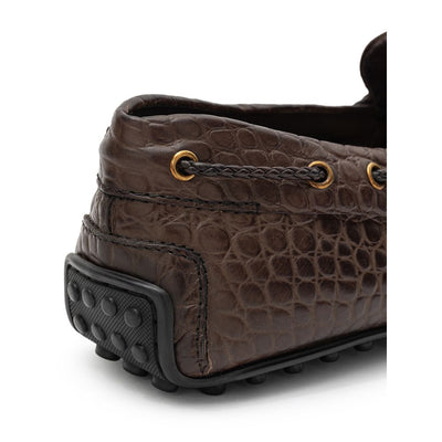 Tod's Bruine Leren Mocassin