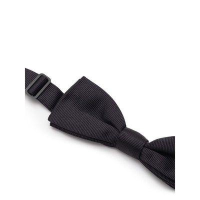 Cravates et nœud papillon en soie noire Dolce &amp; Gabbana