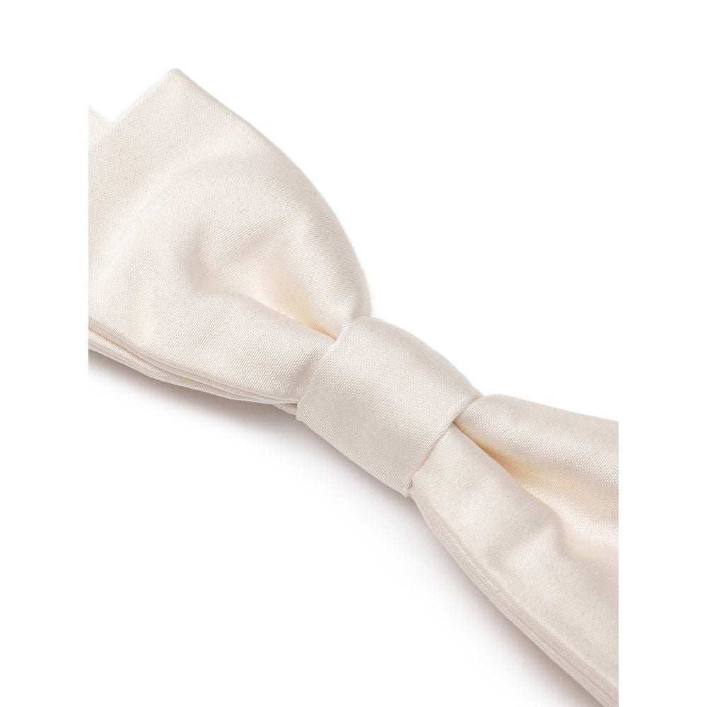 Nœud papillon en soie blanche Dolce &amp; Gabbana