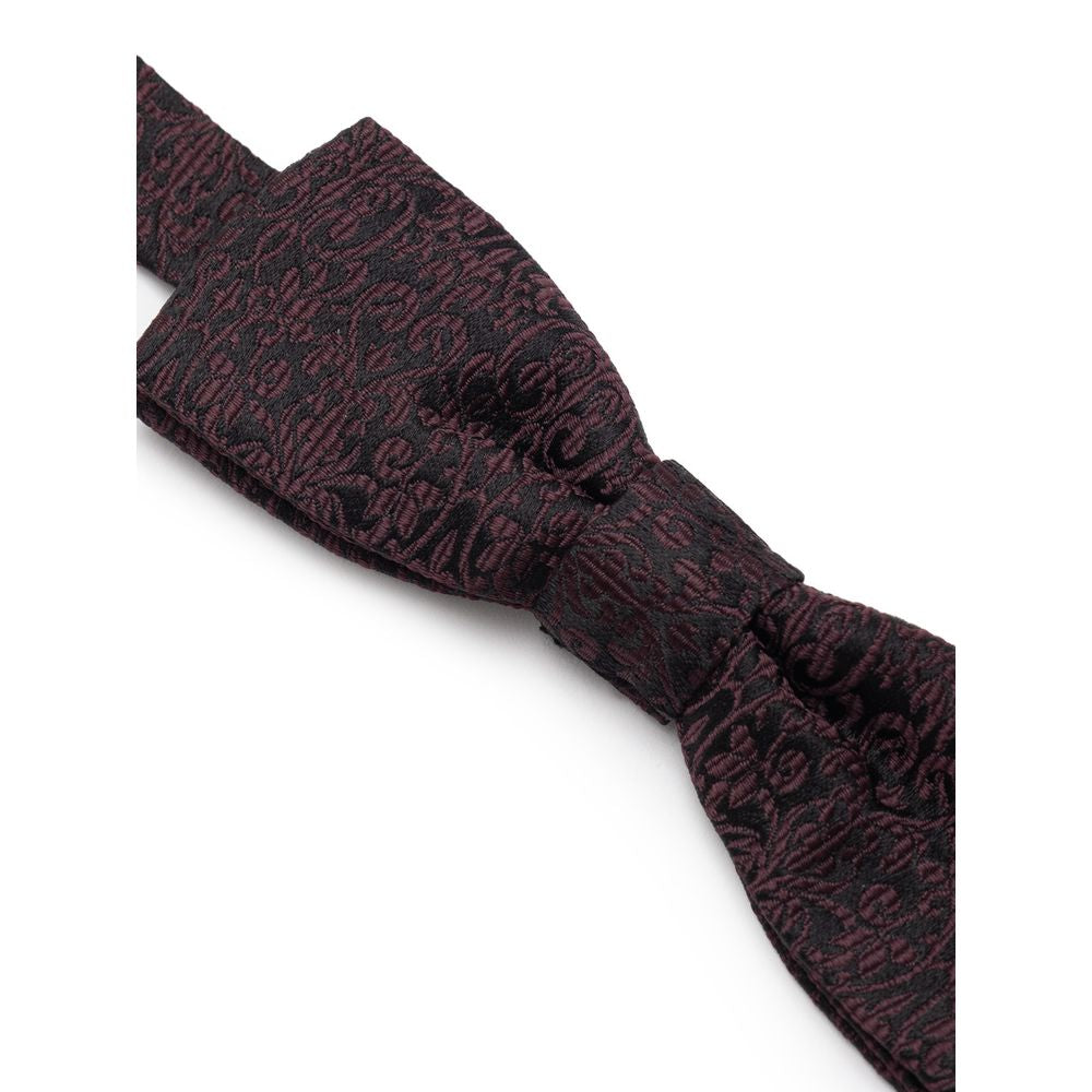 Cravates et nœud papillon en soie noire Dolce &amp; Gabbana