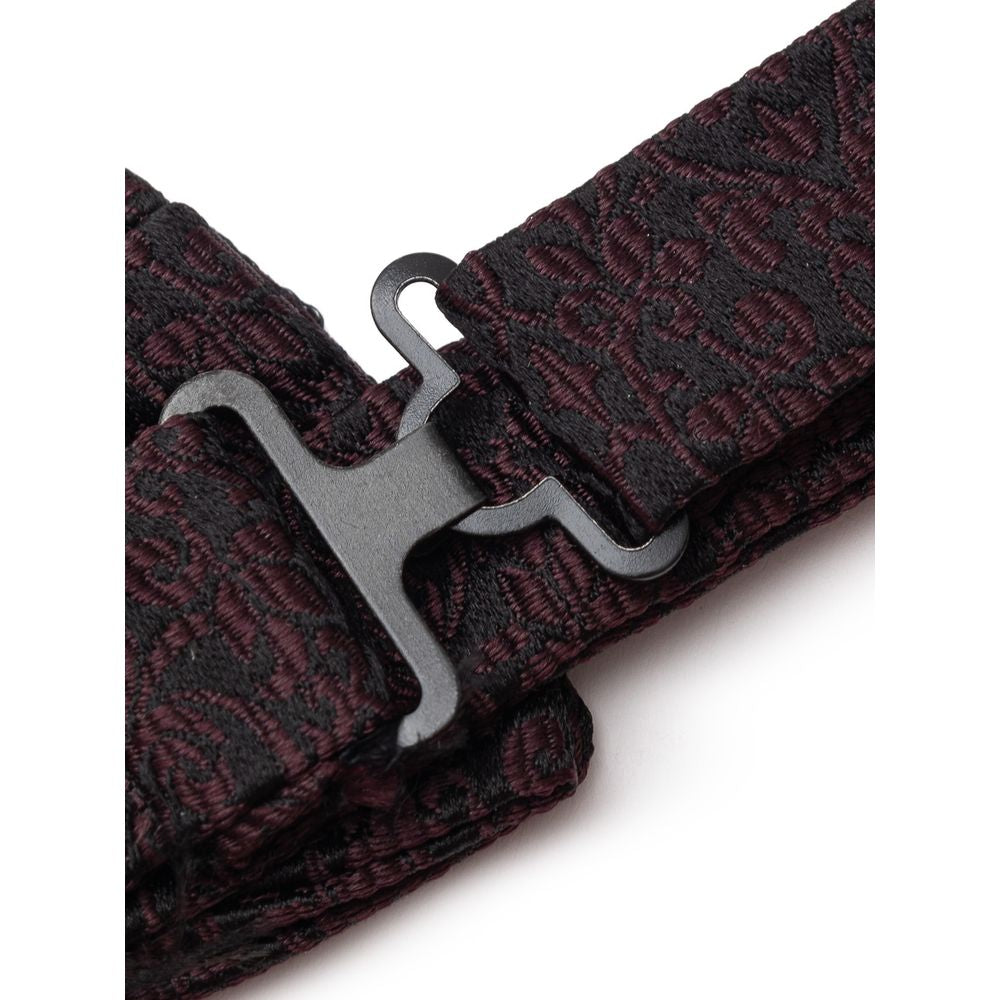 Cravates et nœud papillon en soie noire Dolce &amp; Gabbana