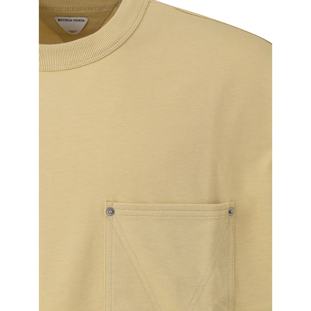 Bottega Veneta beige katoenen T-shirt