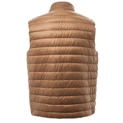 Herno Brown Polyamide Sleveless Jacket
