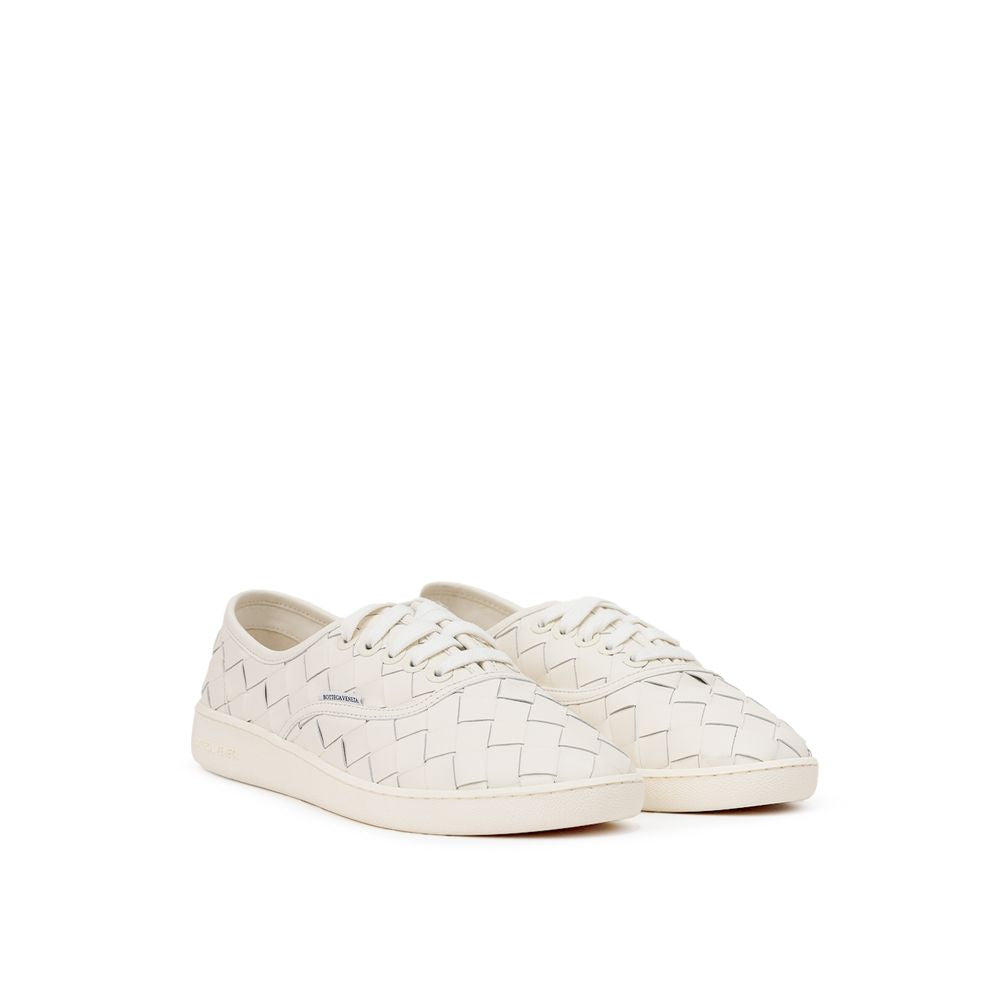 Bottega Veneta witte leren sneaker