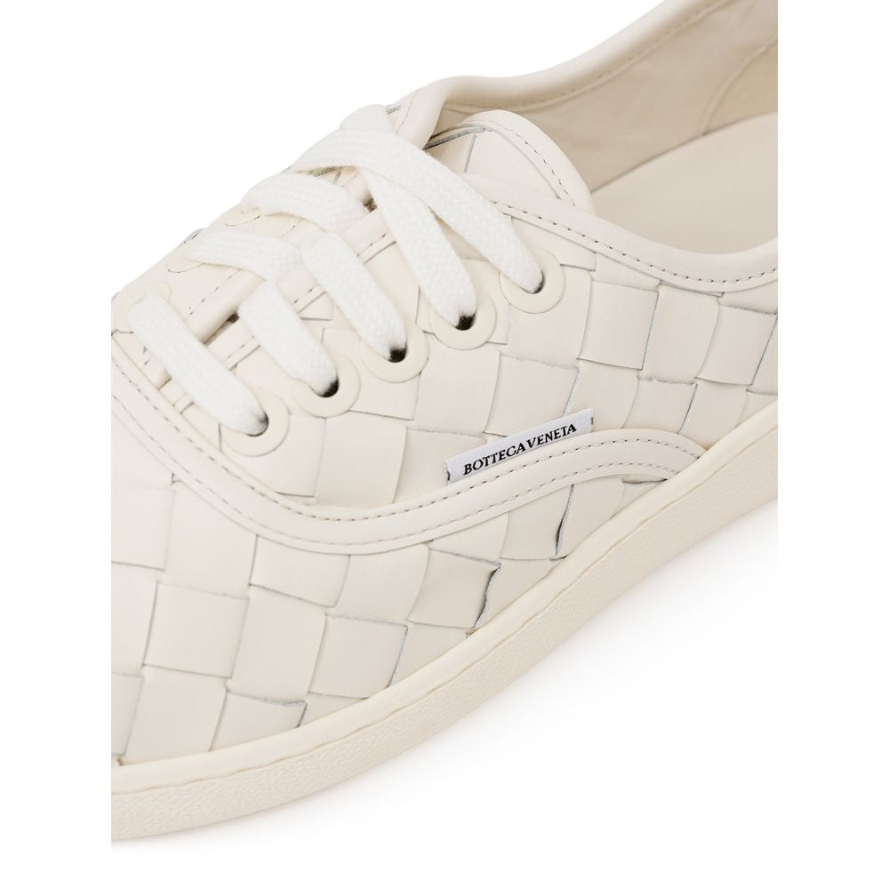 Bottega Veneta witte leren sneaker