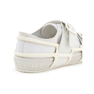 Burberry witte katoenen sneaker