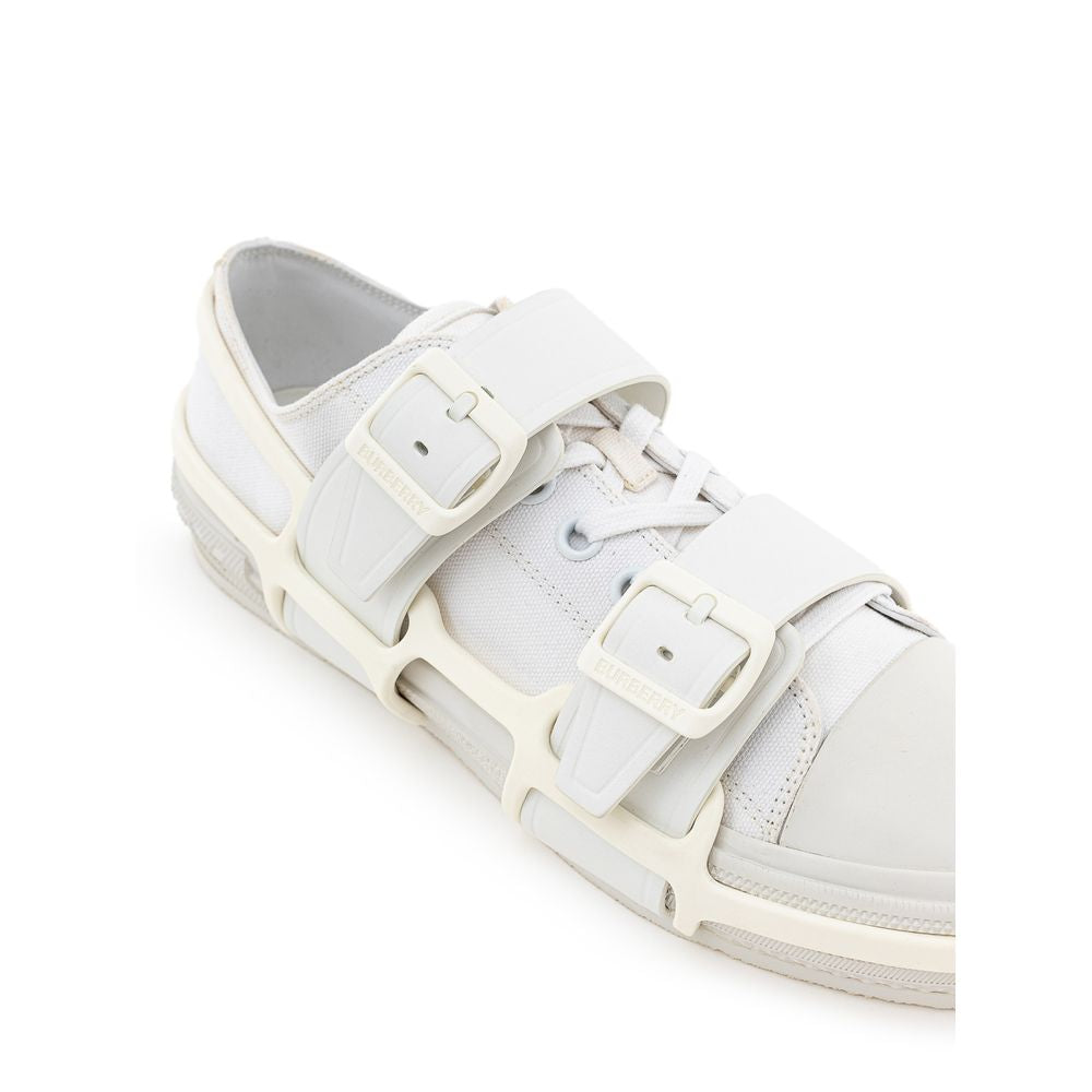 Burberry witte katoenen sneaker