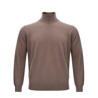 Pull en laine marron KANGRA
