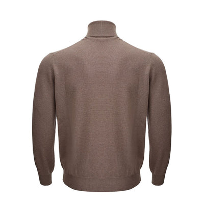 Pull en laine marron KANGRA