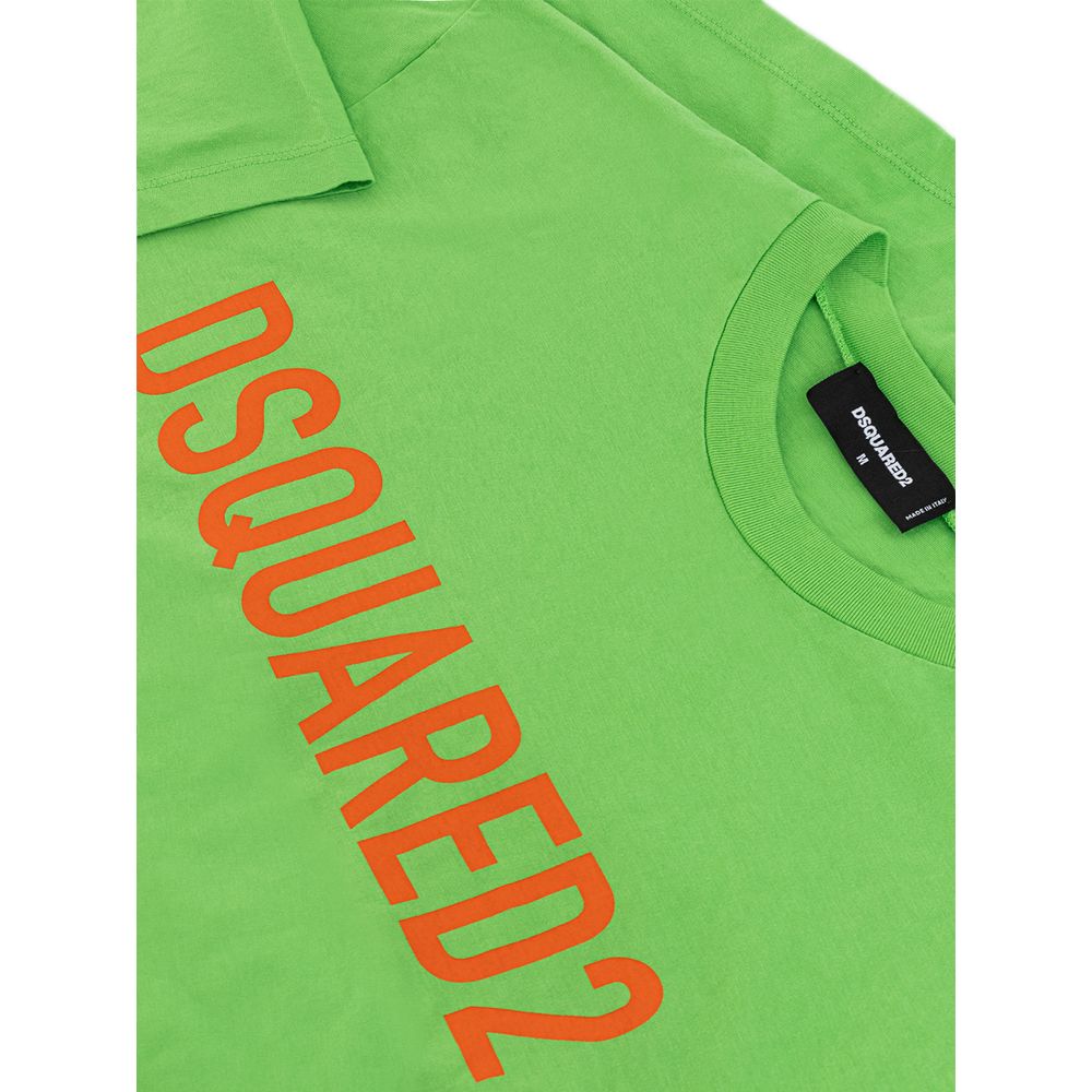 Dsquared² Electric Green katoenen T-shirt voor heren