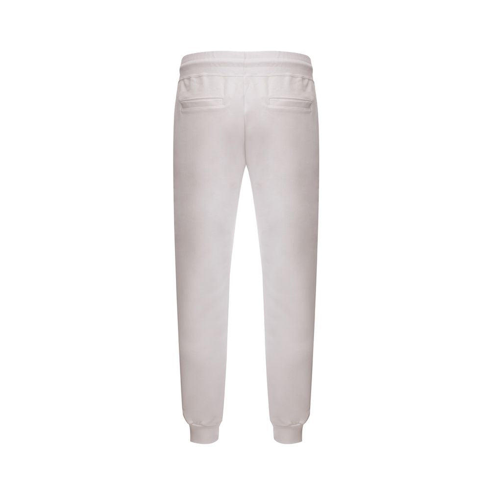 GCDS Verrijk je garderobe met een chique witte katoenen broek