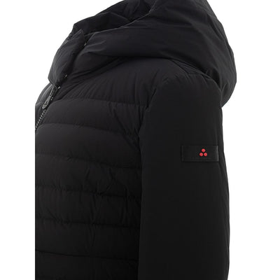 Peuterey Elegante Zwarte Polyamide Jas voor Dames