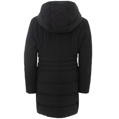Peuterey Elegante Zwarte Polyamide Jas voor Dames