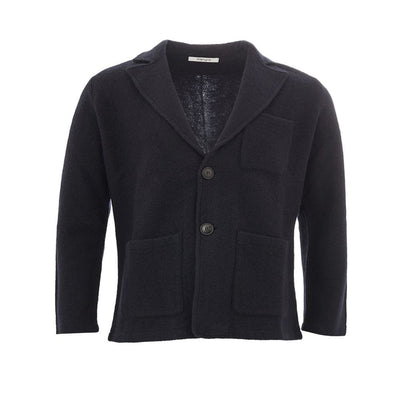 KANGRA Elegante wollen blauwe jas voor heren