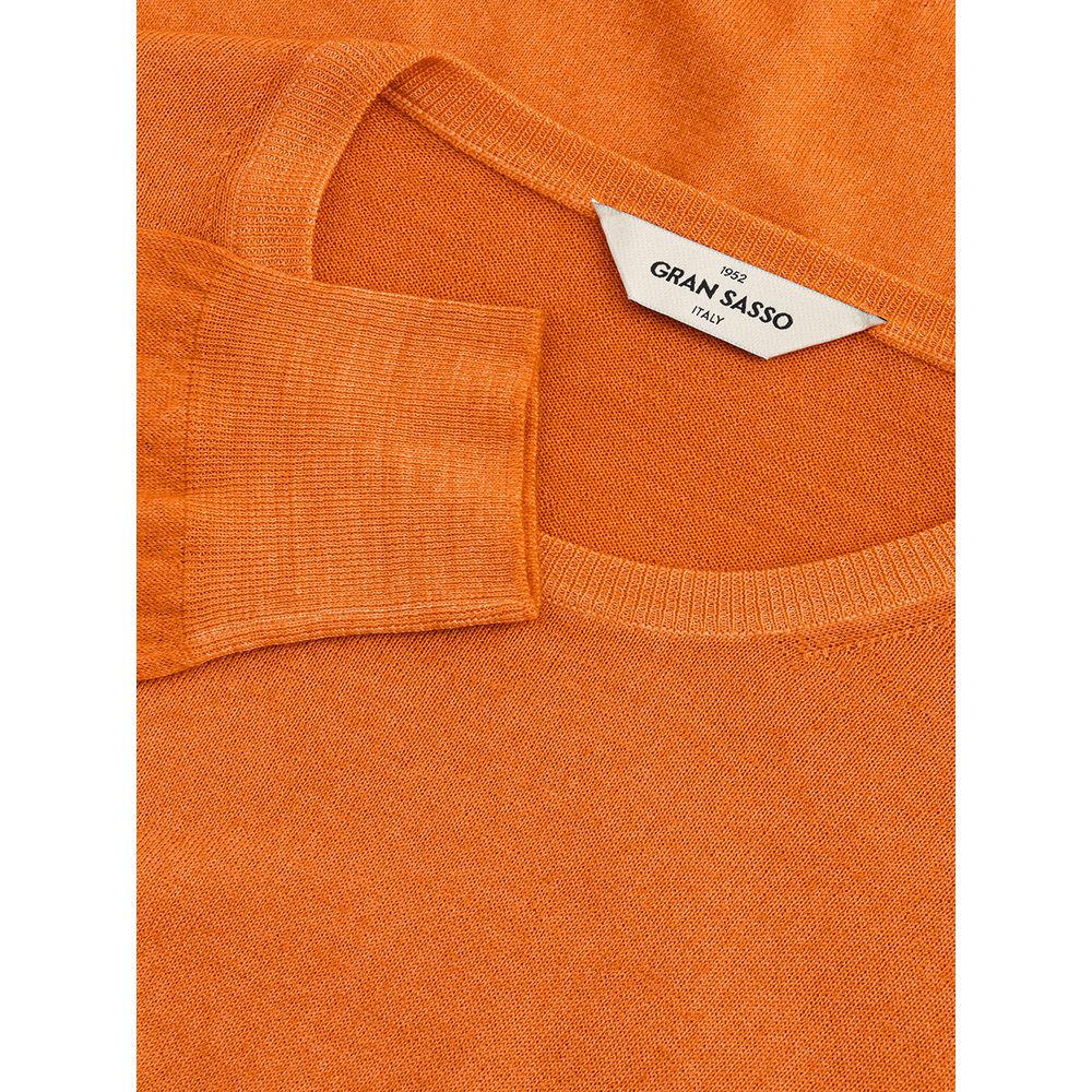 Gran Sasso Oranje Wollen Trui