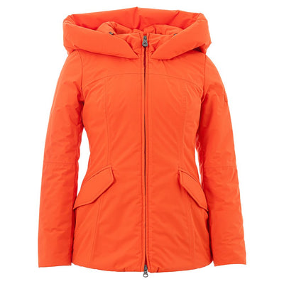 Peuterey Elegant oranje polyesterjack voor dames