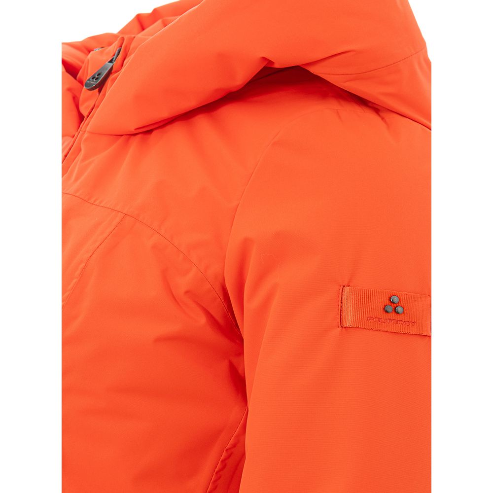 Peuterey Elegant oranje polyesterjack voor dames