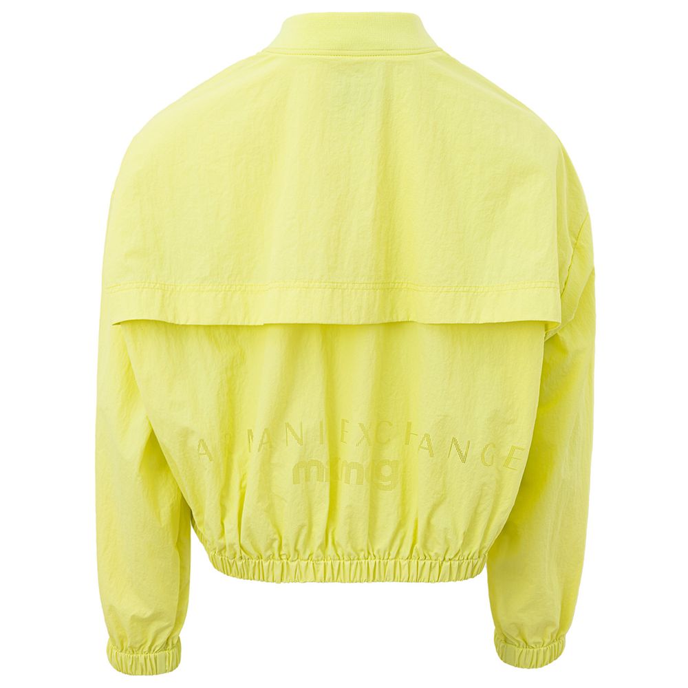 Armani Exchange Chic Geel Polyamide Jasje voor Dames