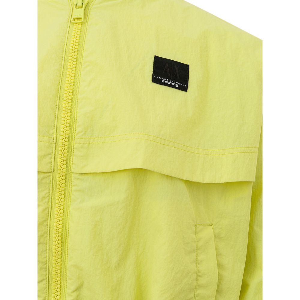 Armani Exchange Chic Geel Polyamide Jasje voor Dames