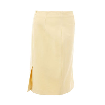 Lardini Elegante gele viscose rok voor dames