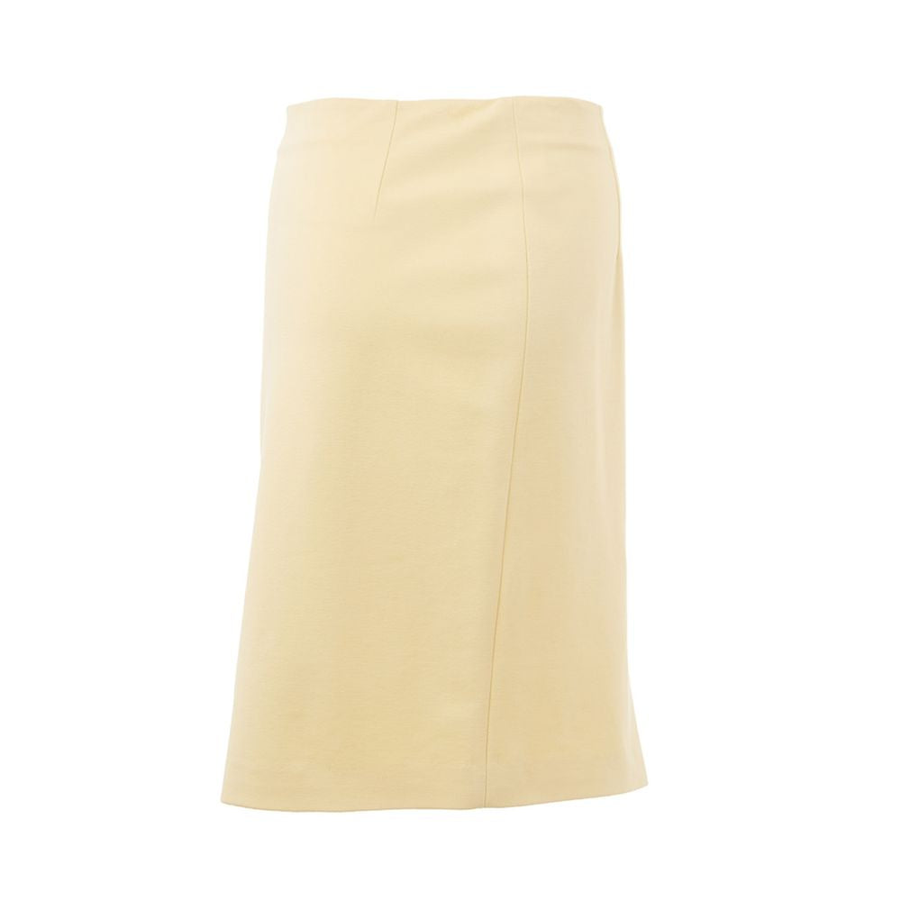 Lardini Elegante gele viscose rok voor dames