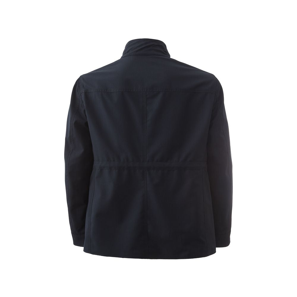 Lardini Elegante wollen blauwe jas voor heren