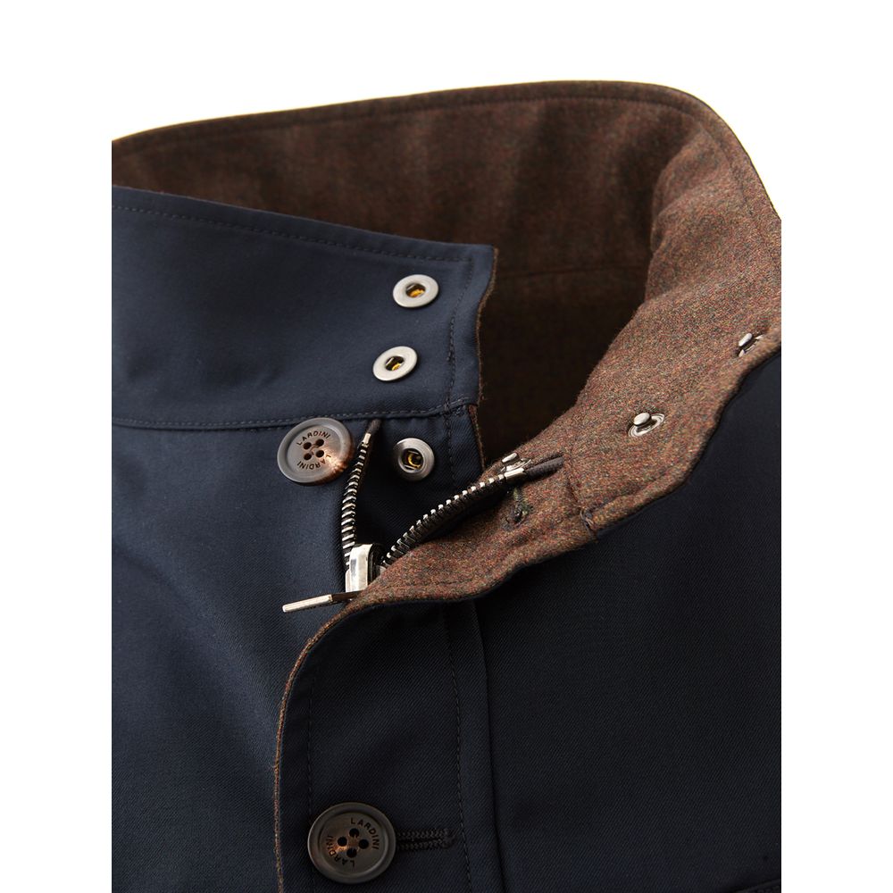 Lardini Elegante wollen blauwe jas voor heren