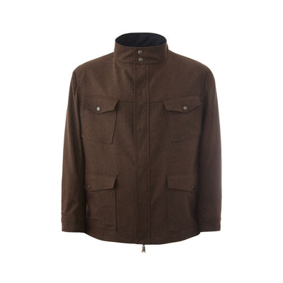 Lardini Elegante wollen blauwe jas voor heren