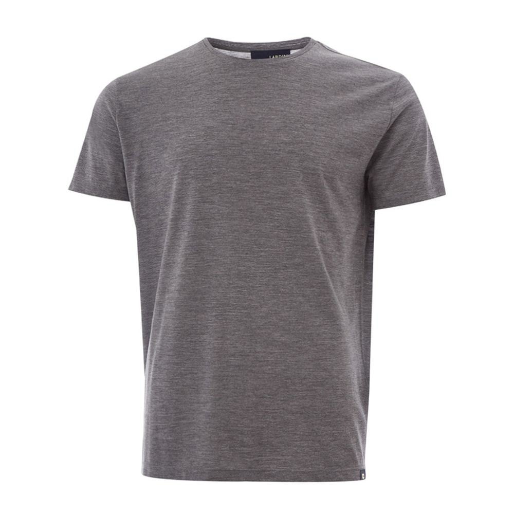 Lardini Elegant grijs wollen designer T-shirt