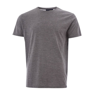 Lardini Elegant grijs wollen designer T-shirt